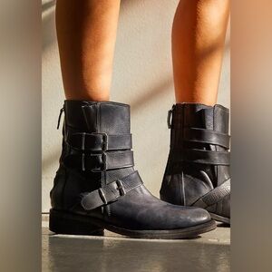 New Free People Sunbelt Santa Fe Moto Boots Sz 41